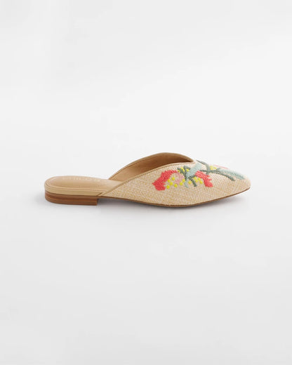 Gabby Raffia Mule