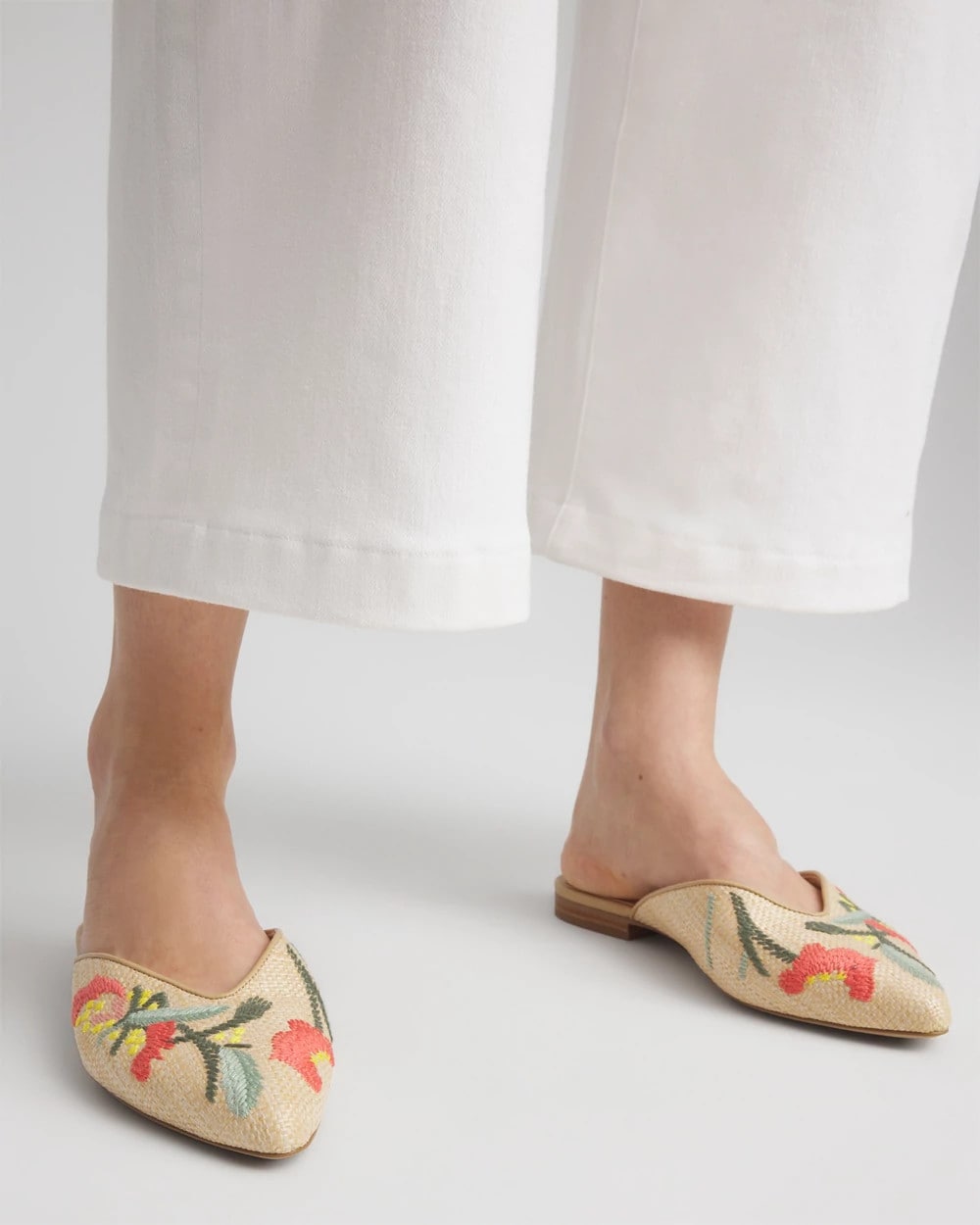 Gabby Raffia Mule
