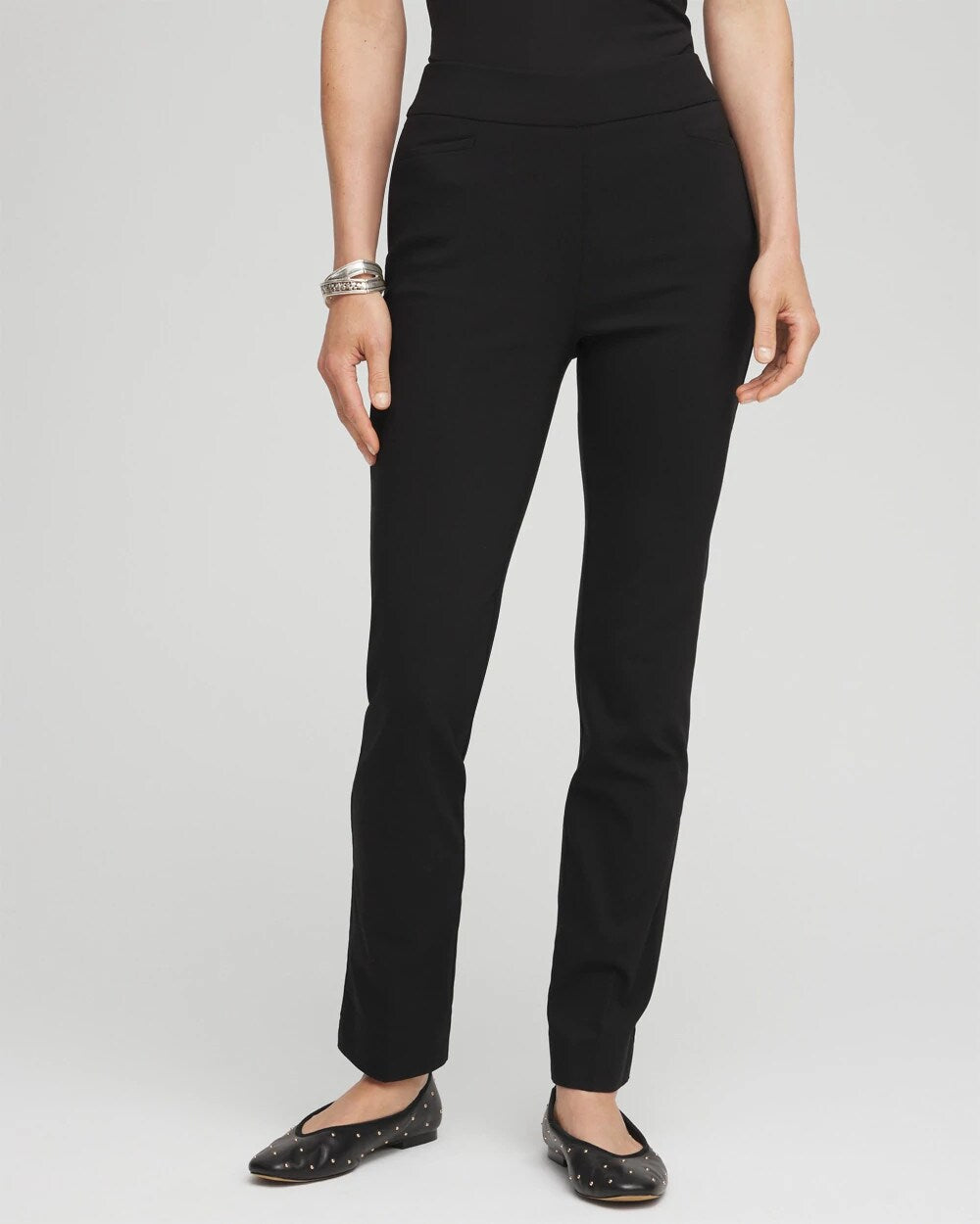Petite Brigitte™ Slim Pull-On Ankle Pants