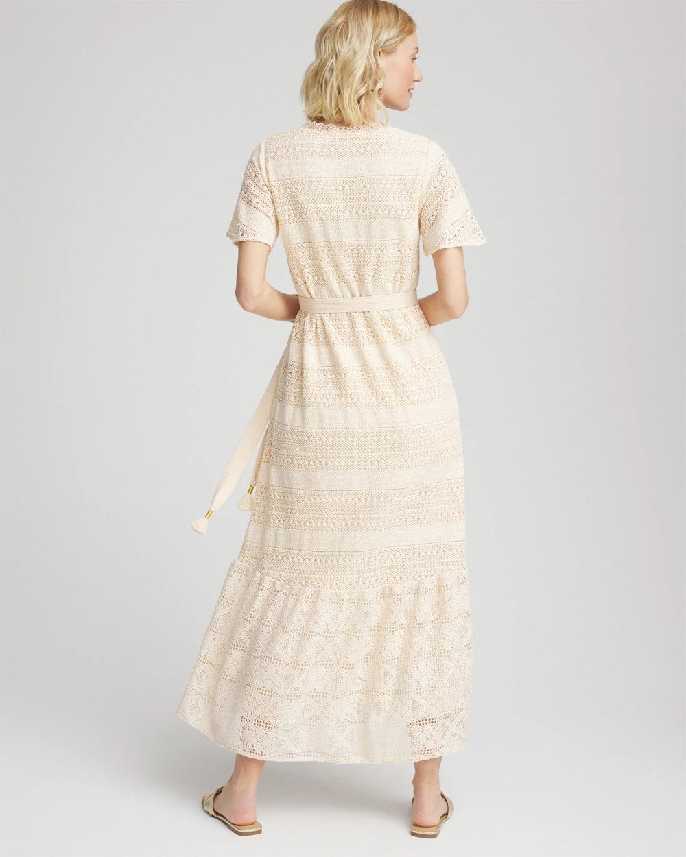 Crochet-Lace Maxi Dress