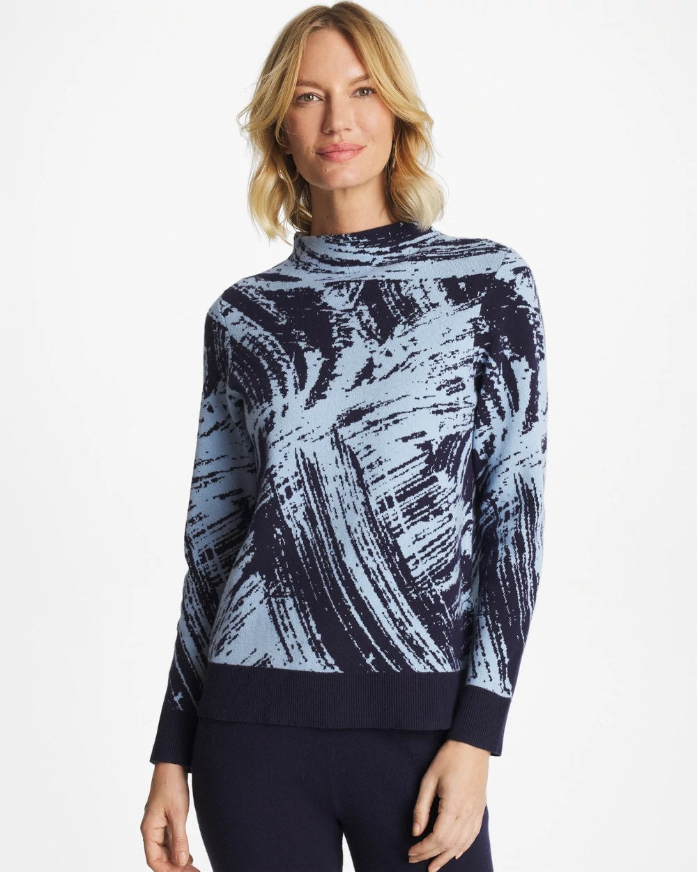 Zenergy® Luxe Sketch Funnelneck Top
