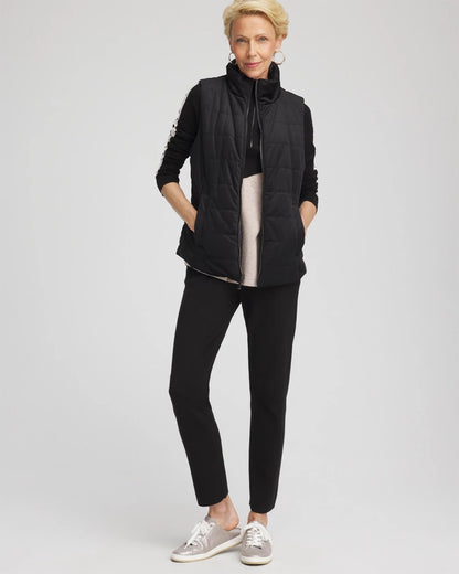 Zenergy® Reversible Velvet Puffer Vest