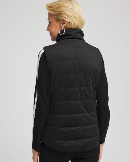 Zenergy® Reversible Velvet Puffer Vest