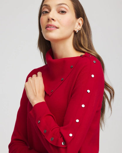 Zenergy® Luxe Envelope Neck Sweater