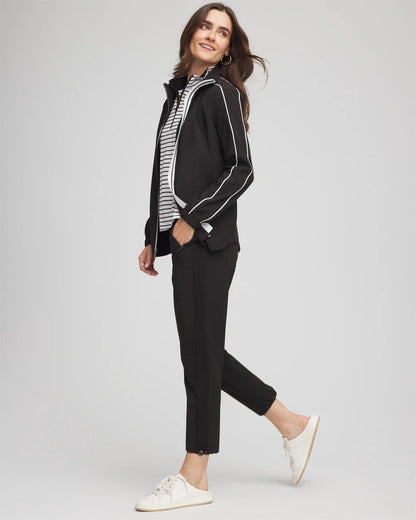 Zenergy® UPF Rib Mix Cropped Pants