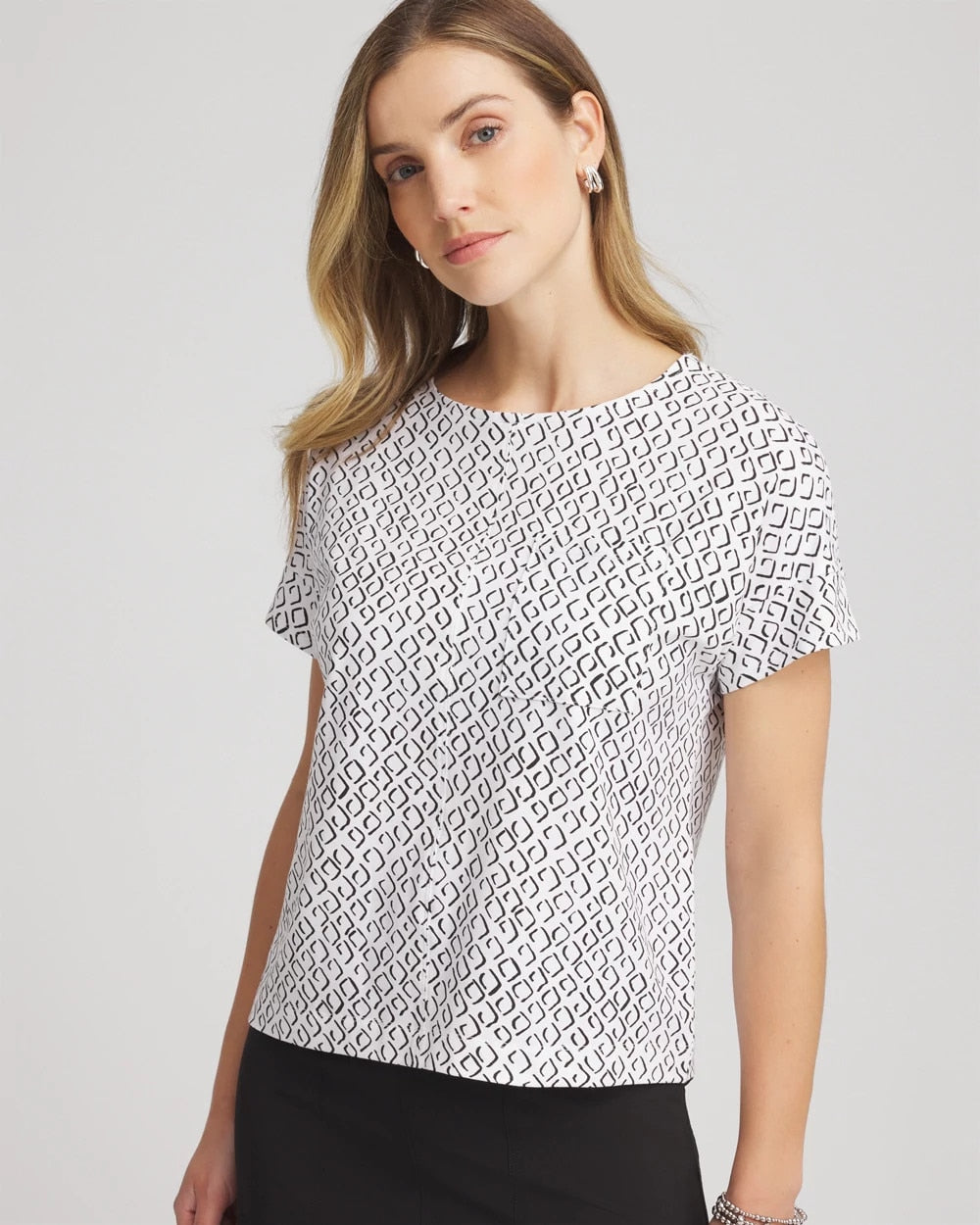 Zenergy® UPF Geo-Print Dolman Top
