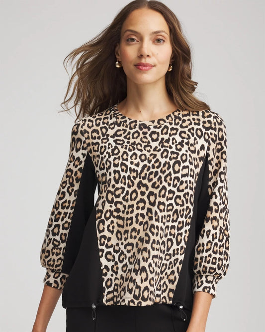 Zenergy® Animal-Print Bungee Top