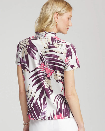 Zenergy® UPF Ruffle-Neck Polo