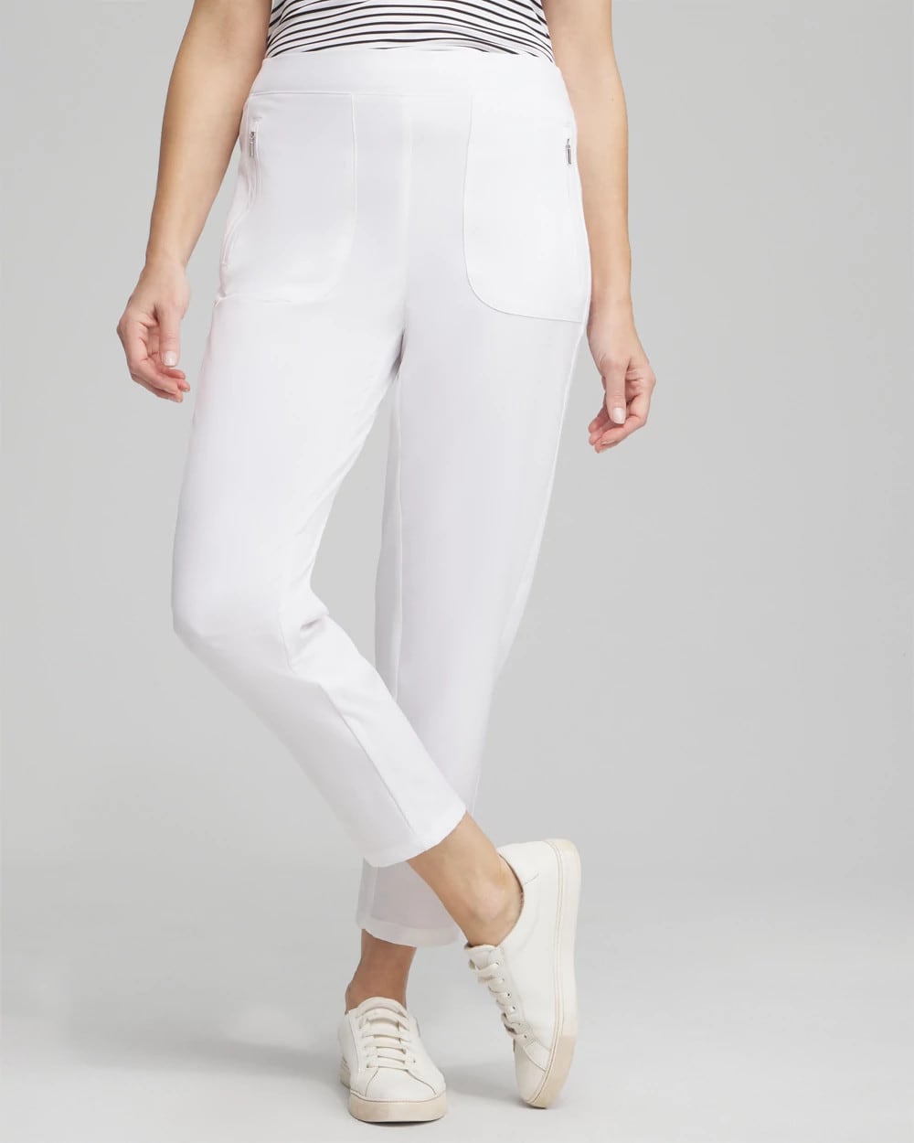 Zenergy® UPF Ribbed Side Ankle Pants