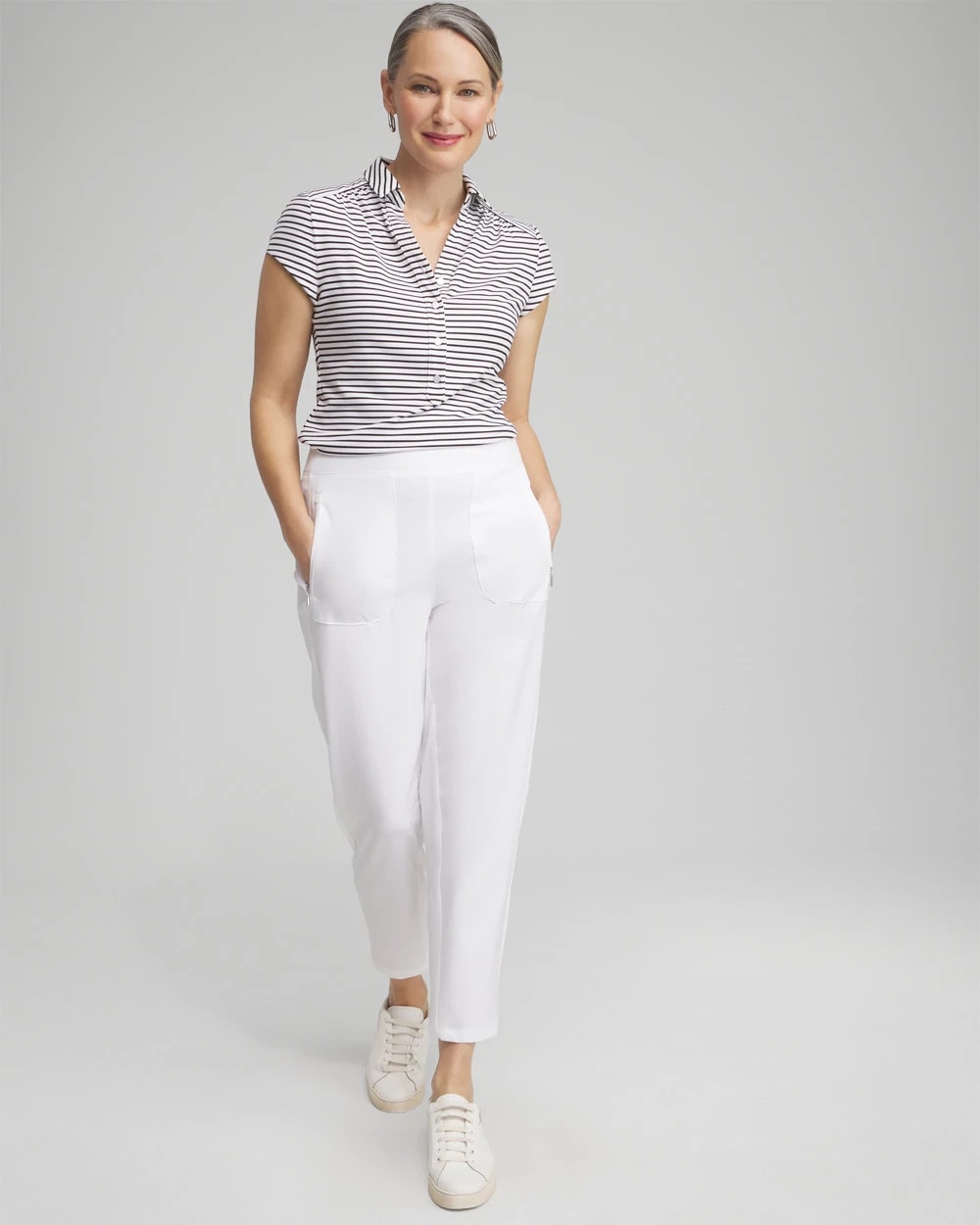 Zenergy® UPF Ribbed Side Ankle Pants