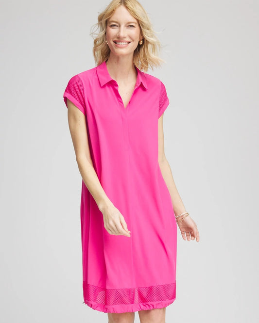 Zenergy® UPF Mesh-Trim Bungee Dress