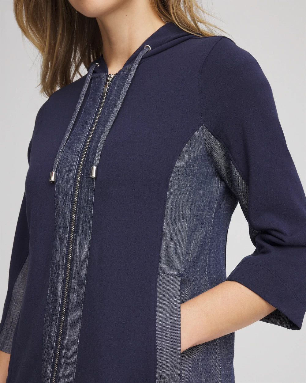 Zenergy® French Terry & Chambray Jacket