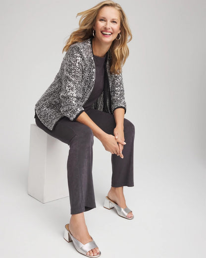 Travelers™ Collection Refined Sequins Netted Jacket