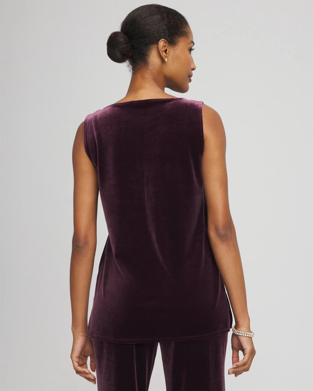 Travelers™ Velvet Side-Slit Tank