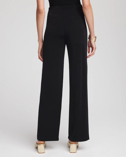 Travelers™ Hollywood-Waist Straight-Leg Pants