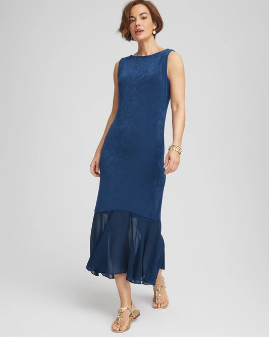 Travelers™ Petite Chiffon Hem Dress