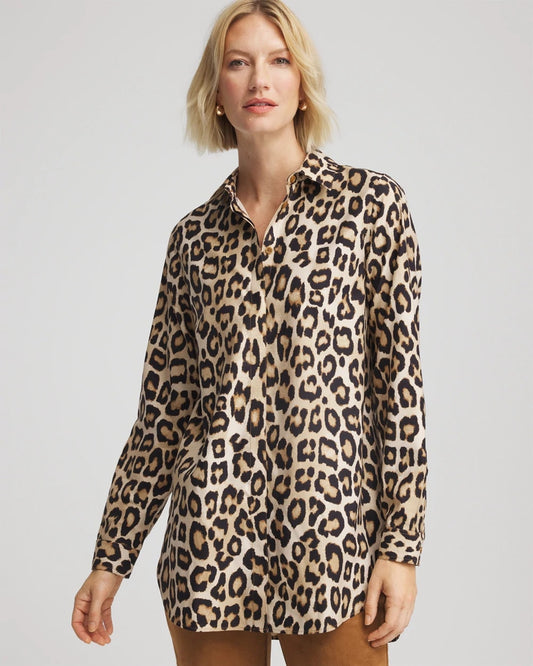 No Iron™ Animal-Print Tunic