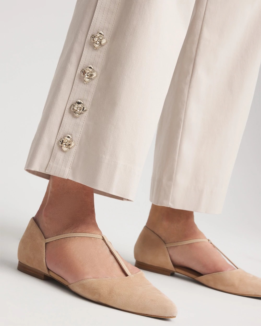 Brigitte™ Cropped Wide-Leg Pants