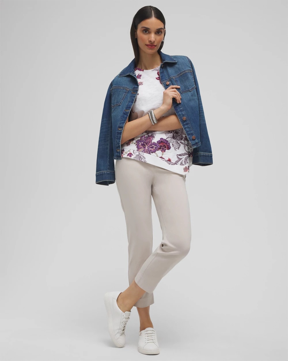Brigitte™ Pull-On Slim Cropped Pants