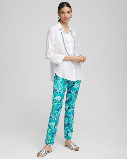 Brigitte™ Tropical  Slim Leg Pants