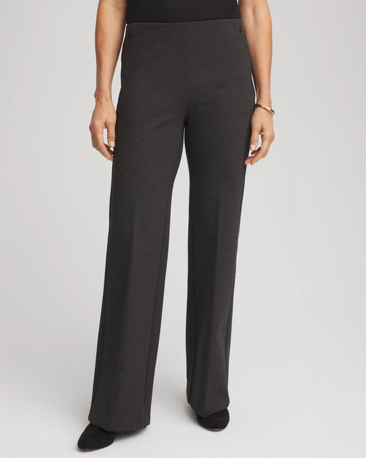 Juliet Wide Full-Length Ponte Pants