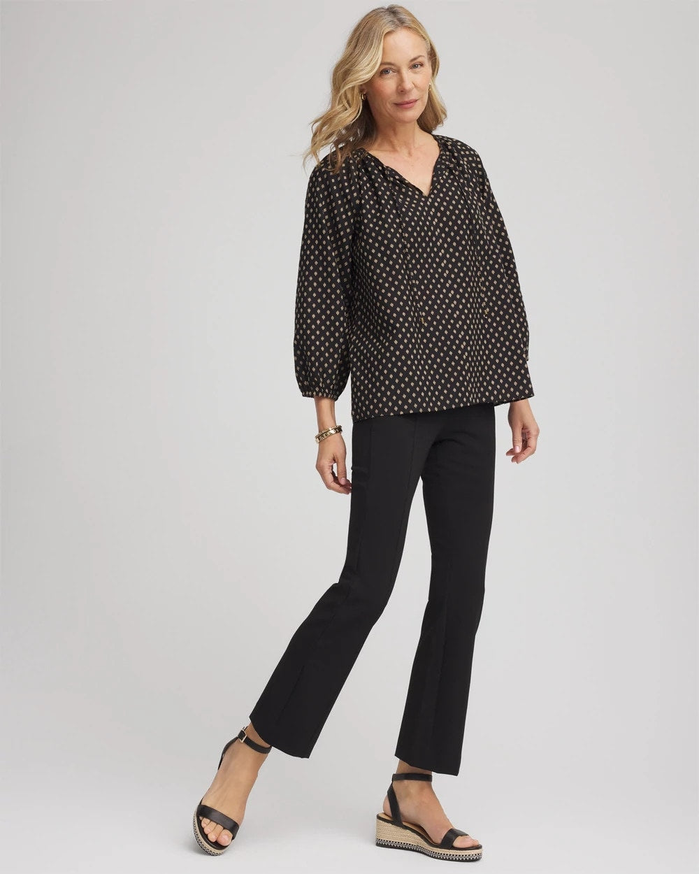 Lightweight Juliet Flared Ankle Pants